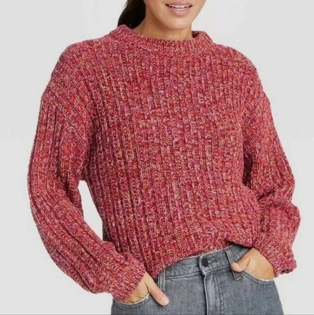 Universal Thread Marled Multicolor Sweater Women's Small